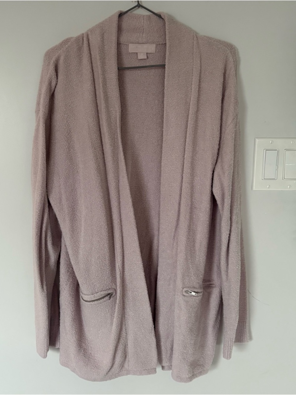 Barefoot Dreams Cozychic Lite Zip Pocket Cardigan Mauve
